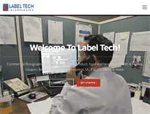 Tablet Screenshot of labeltechinc.com